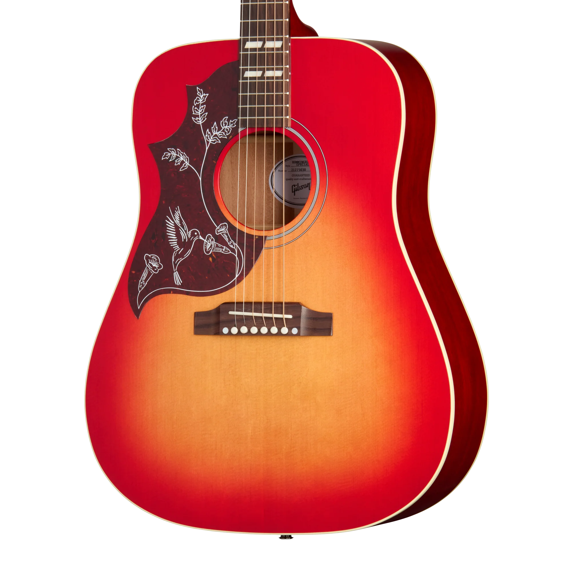 Gibson Hummingbird Special, Left-Handed, Satin Vintage Cherry Sunburst