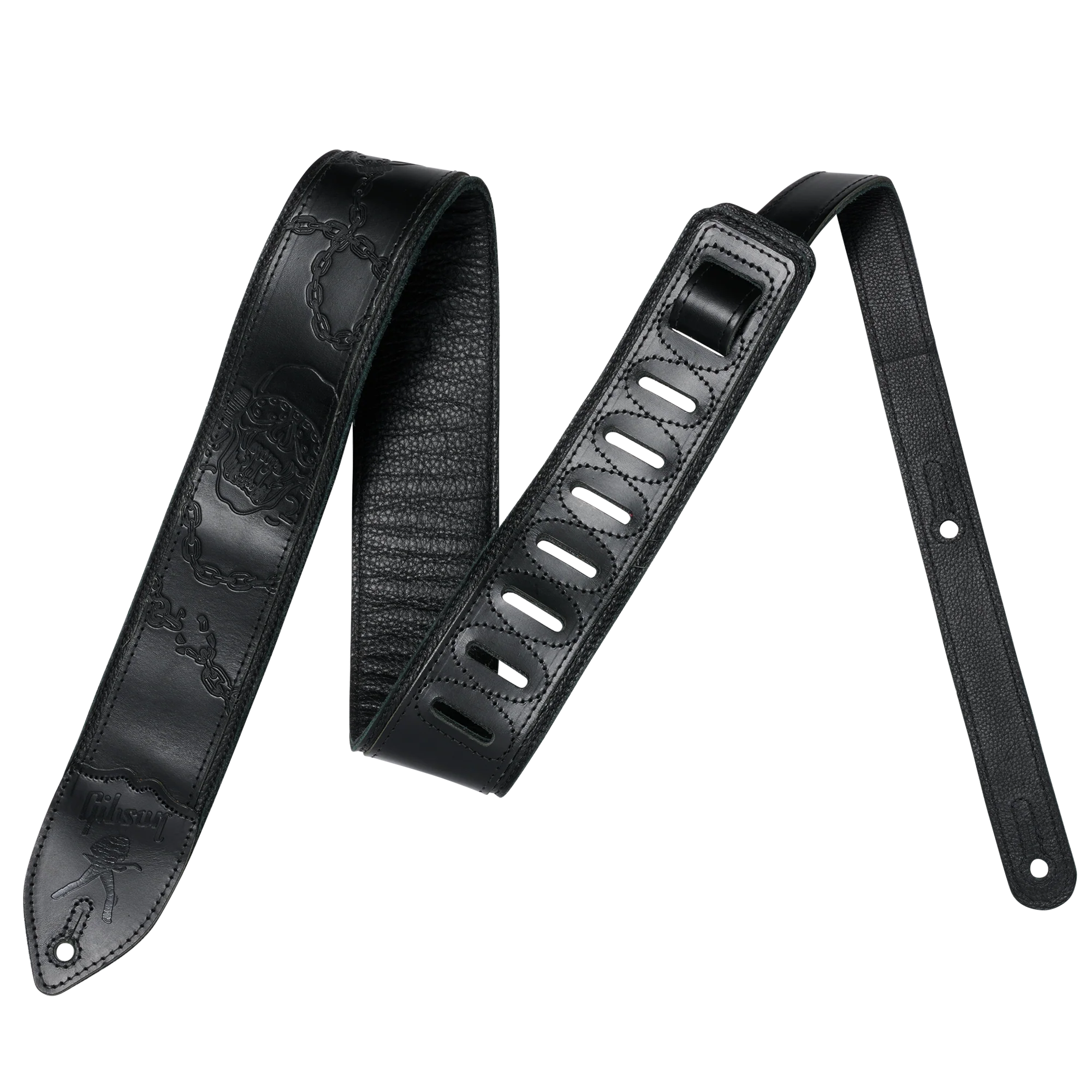 Gibson Dave Mustaine Signature Guitar Strap, Black, Exclusive