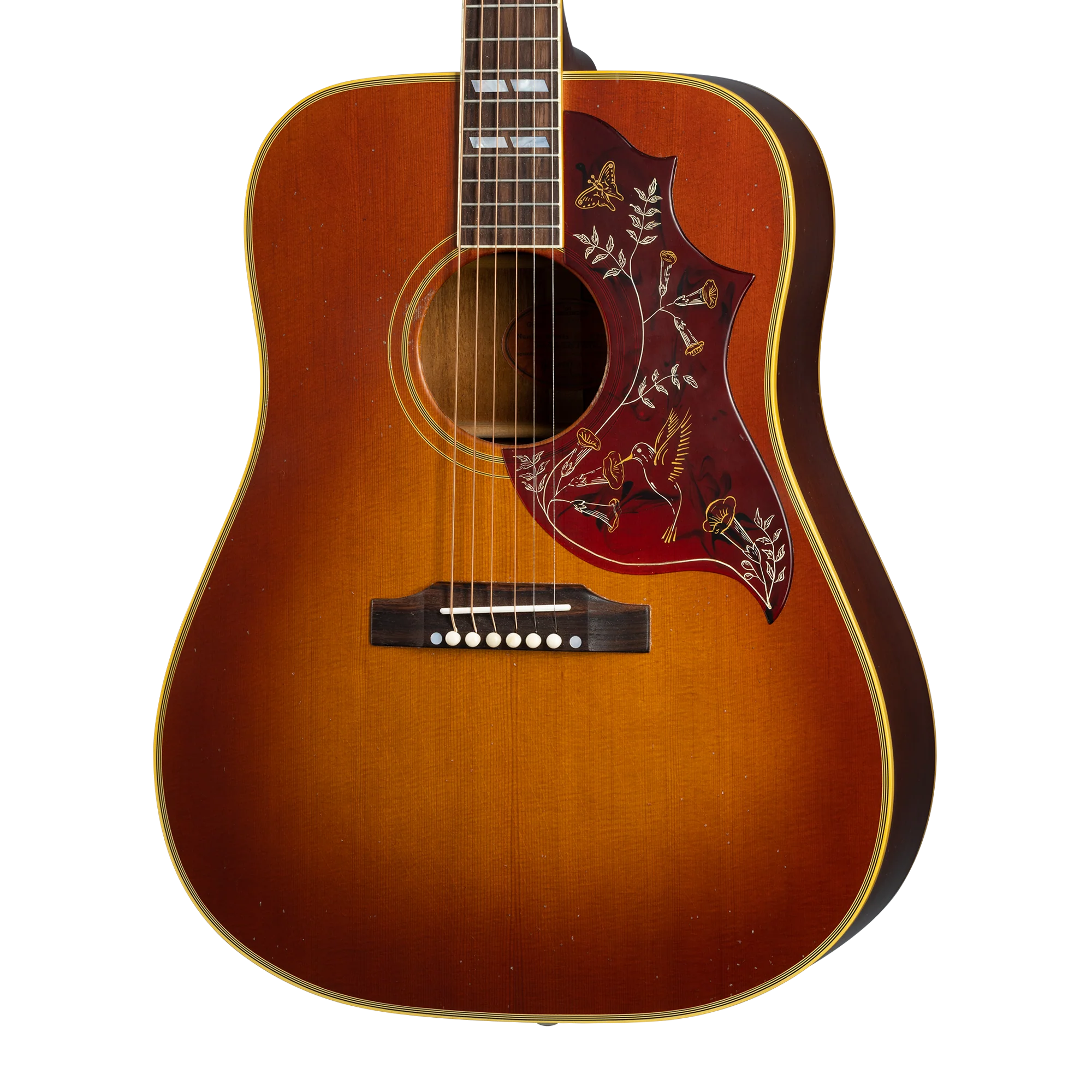Gibson Custom 1960 Hummingbird Reissue, Light Aged, Heritage Cherry Sunburst