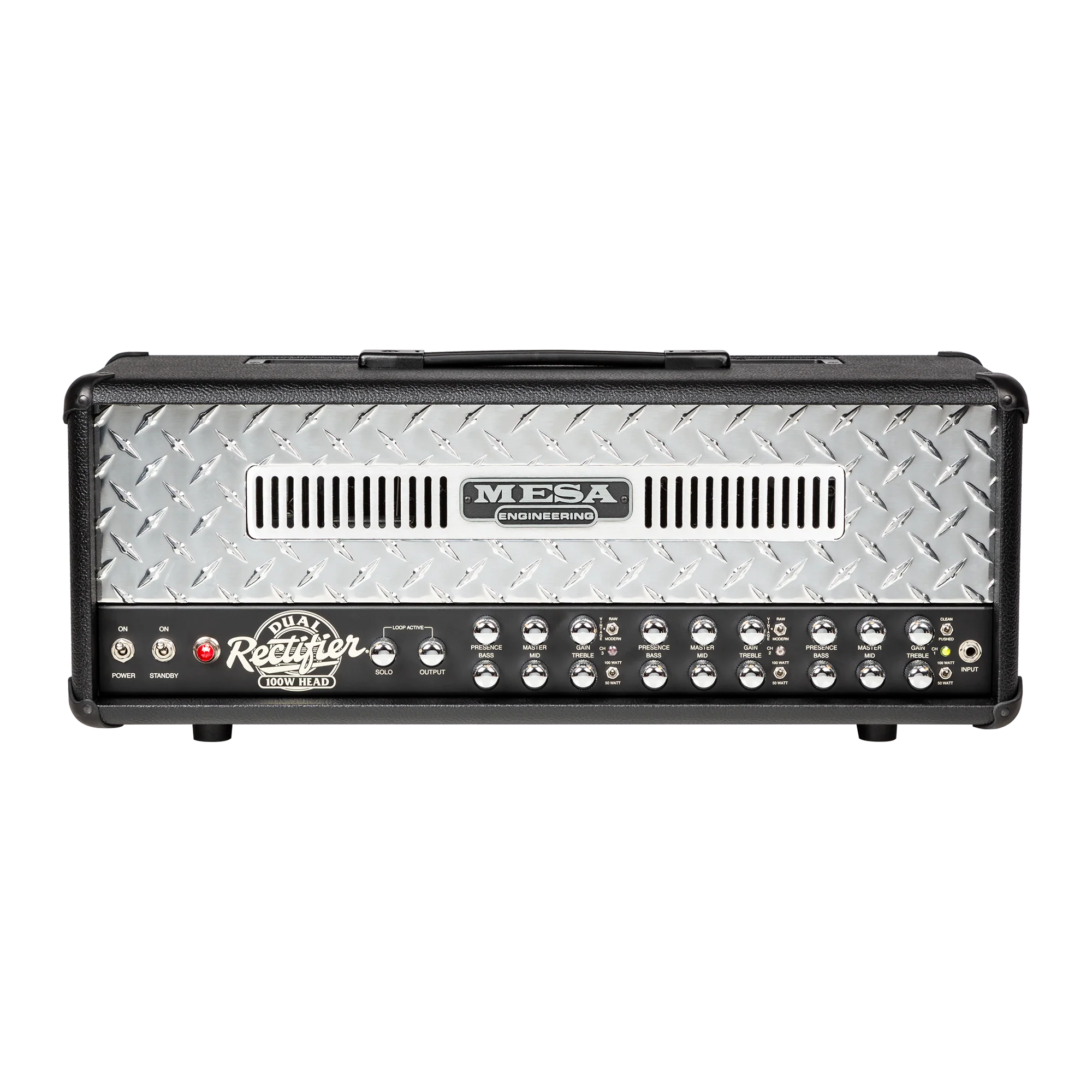 Mesa/Boogie Dual Rectifier Head, Black Bronco