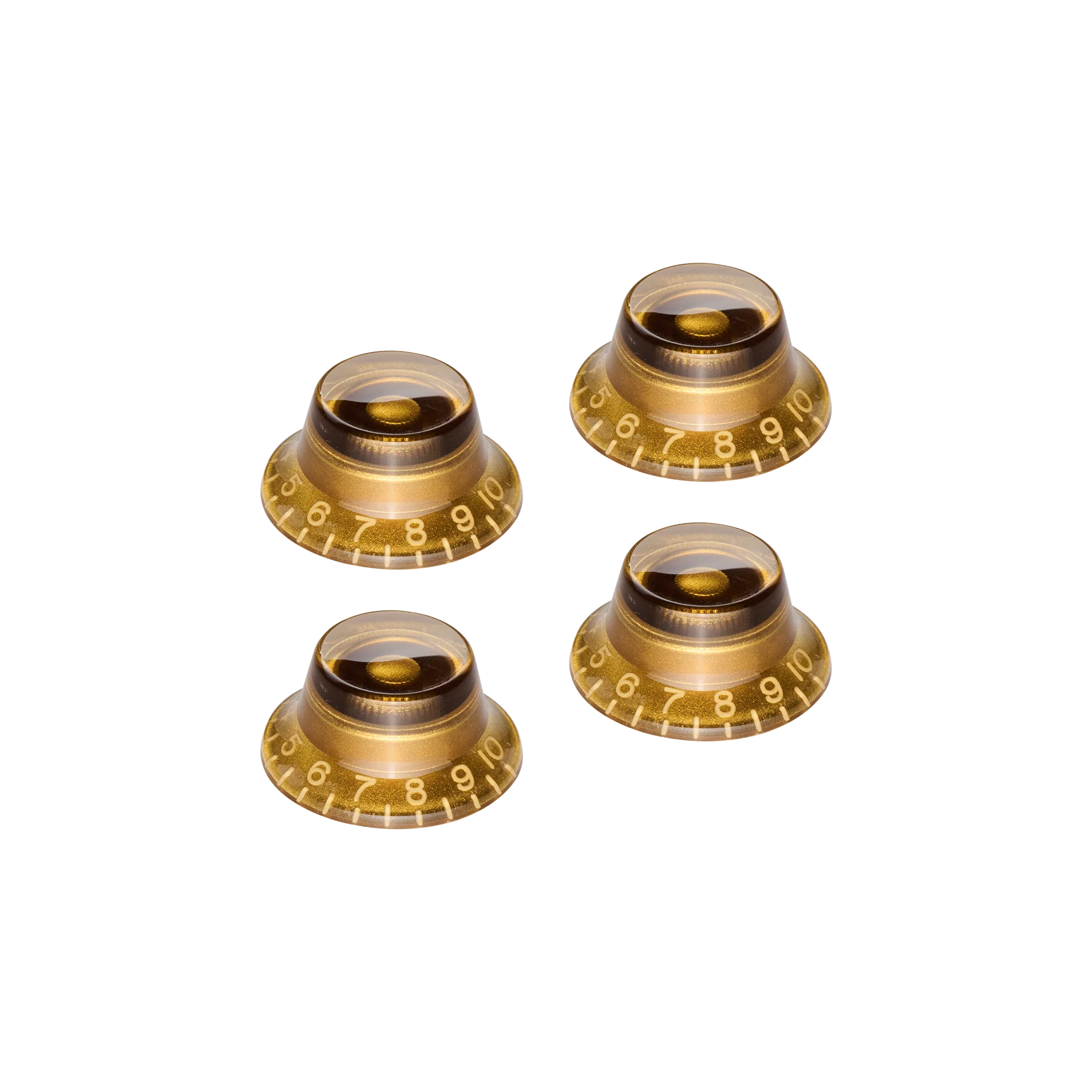 Gibson Historic Reissue Top Hat Knobs, Gold, 4 Pack, Exclusive