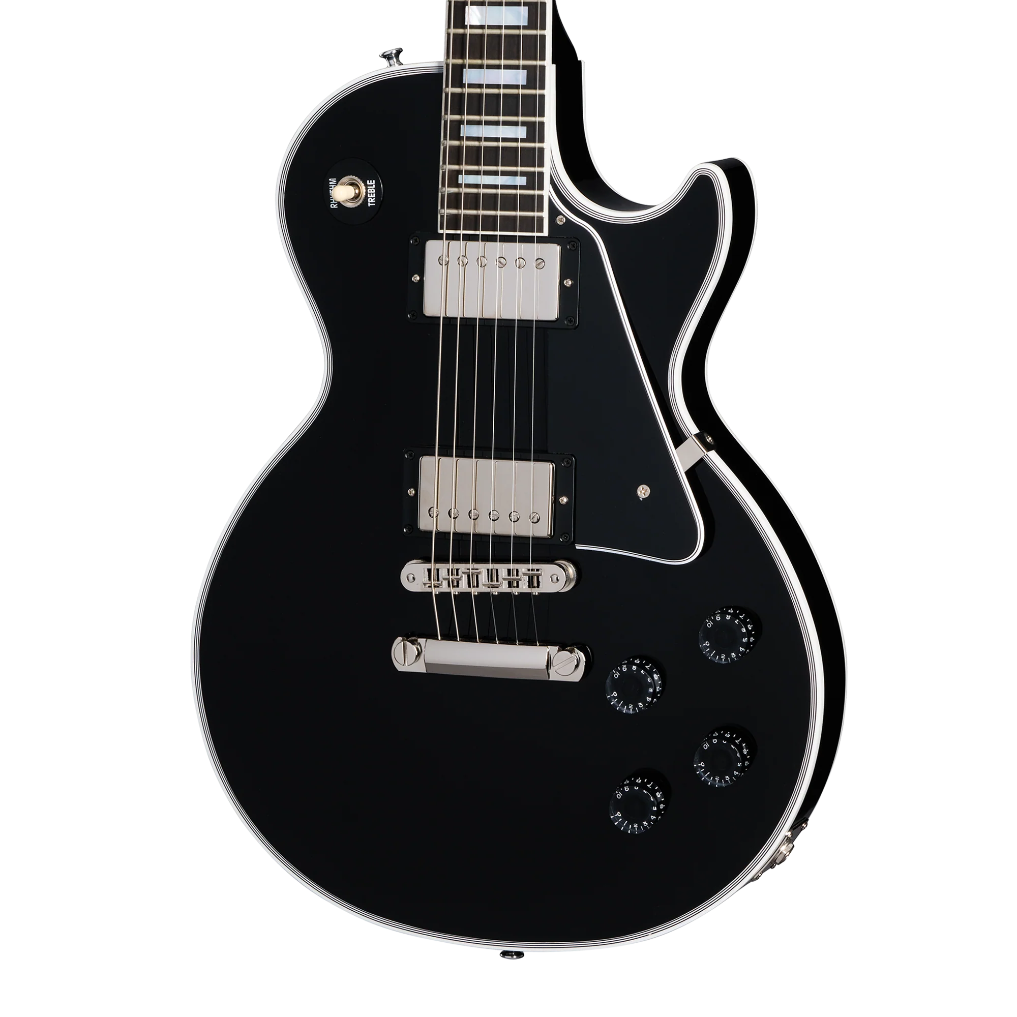 Gibson Custom Les Paul Custom, Nickel Hardware, Ebony, Exclusive