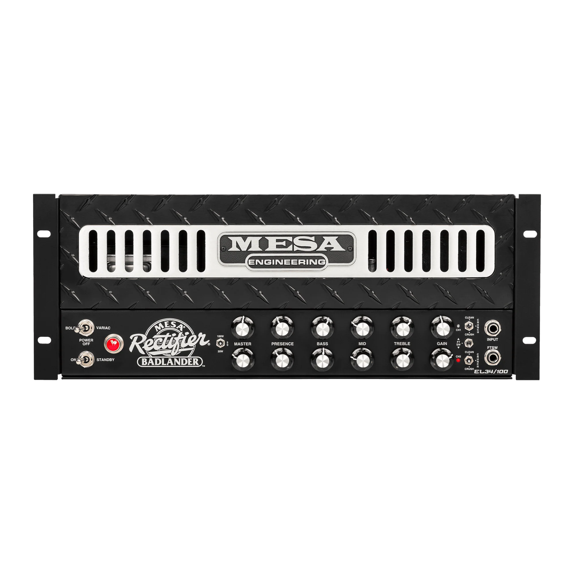 Mesa/Boogie Badlander 100 Rackmount Head, Black