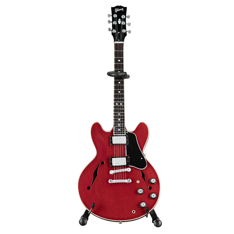 Gibson AXE HEAVEN ES-335 Faded Cherry 1:4 Scale Mini Guitar Model
