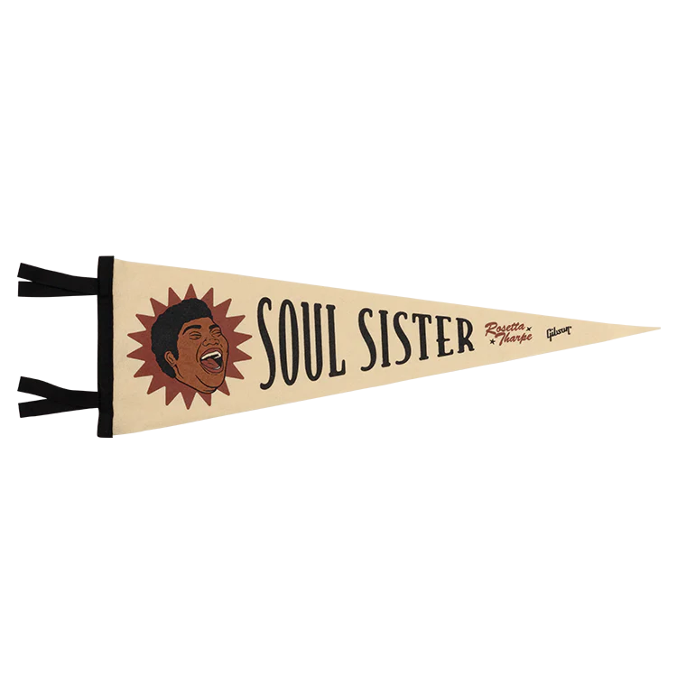 Gibson Sister Rosetta Tharpe Soul Sister Oxford Pennant, Exclusive