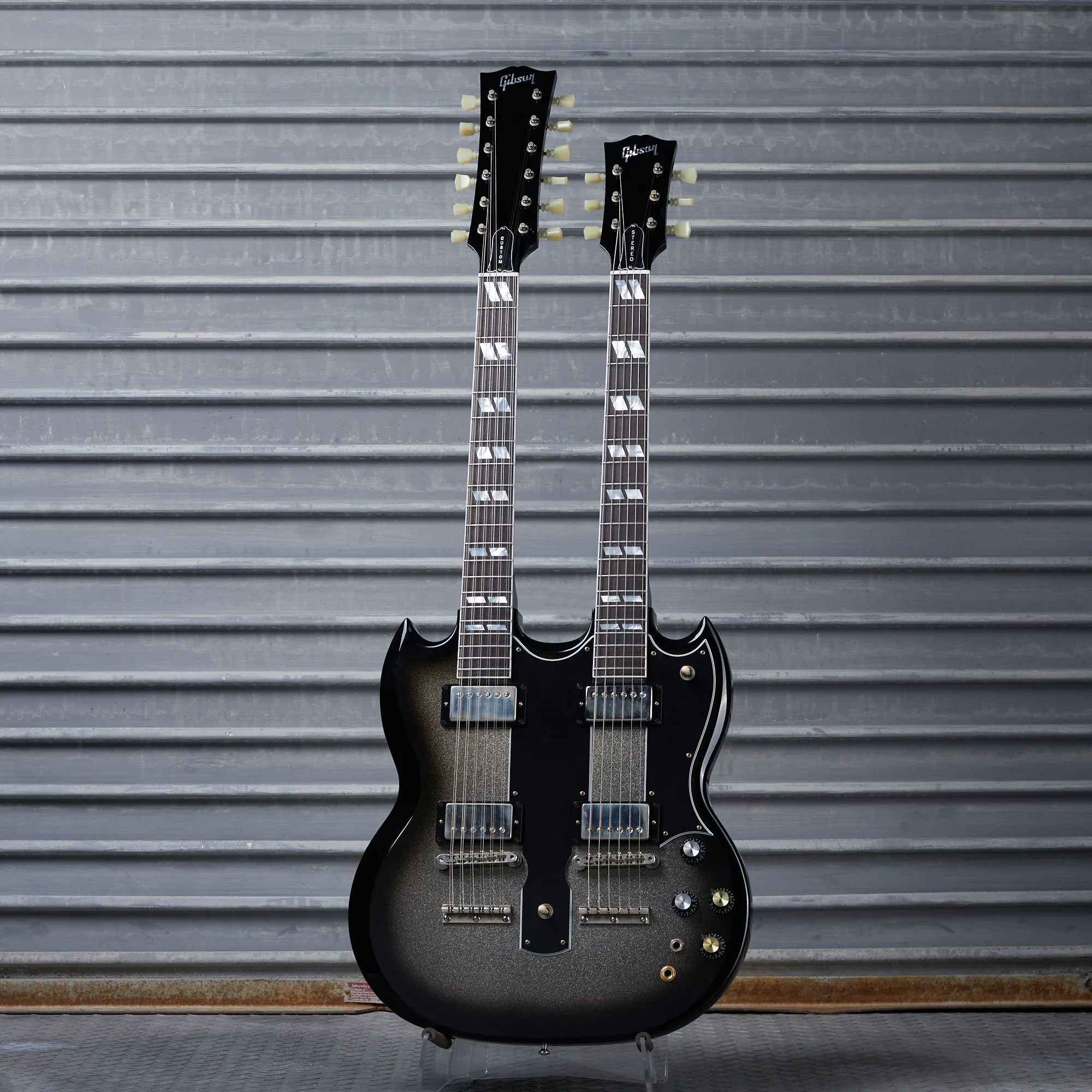 Gibson Mod™ Collection EDS-1275 Double Neck Stereo, Nickel Sparkleblast