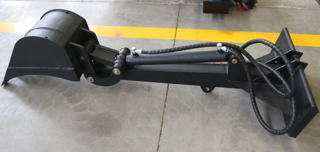 Straight digging (skid steer loader aid)