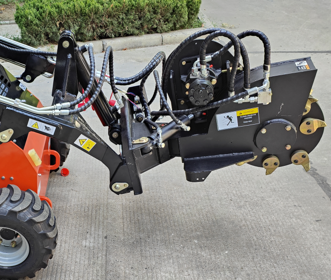 Stump breakers (skid steer loader aids)