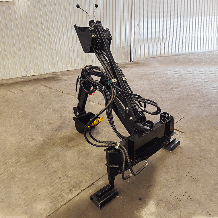 Backhoe small excavation