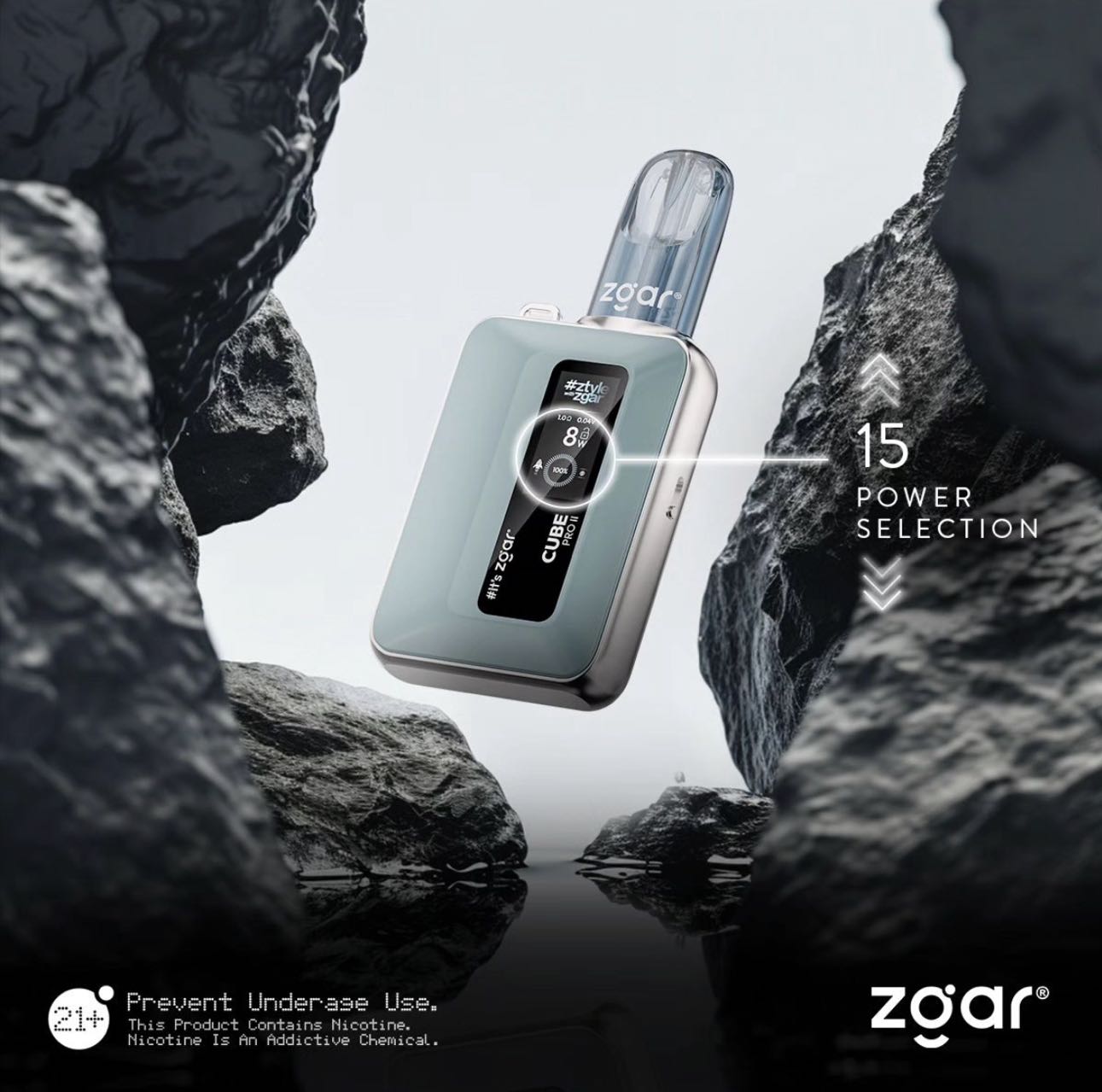 <strong> new ZGAR Cube Pro II Device(for RELX Pod) </strong>