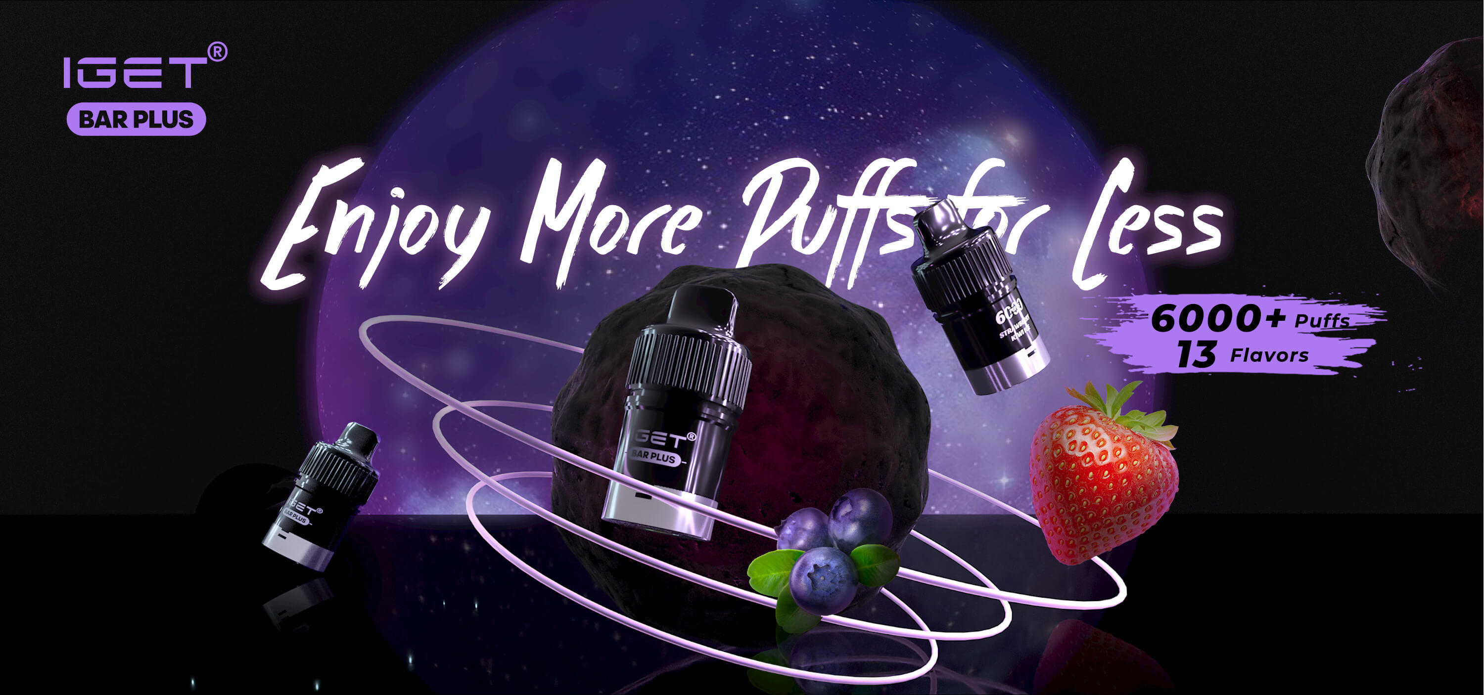 IGET BAR Plus 6000+ Puffs Pod Kit（Wala Device）21 Flavors