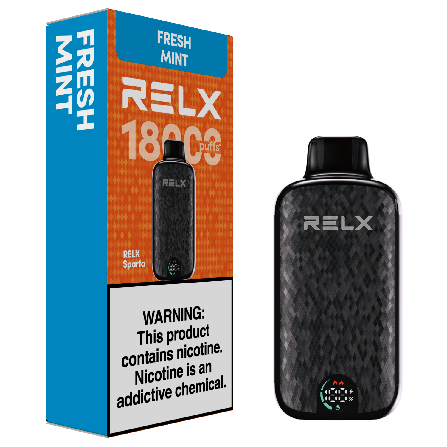 new Relx Sparta 18000 Puffs 16 Flavors