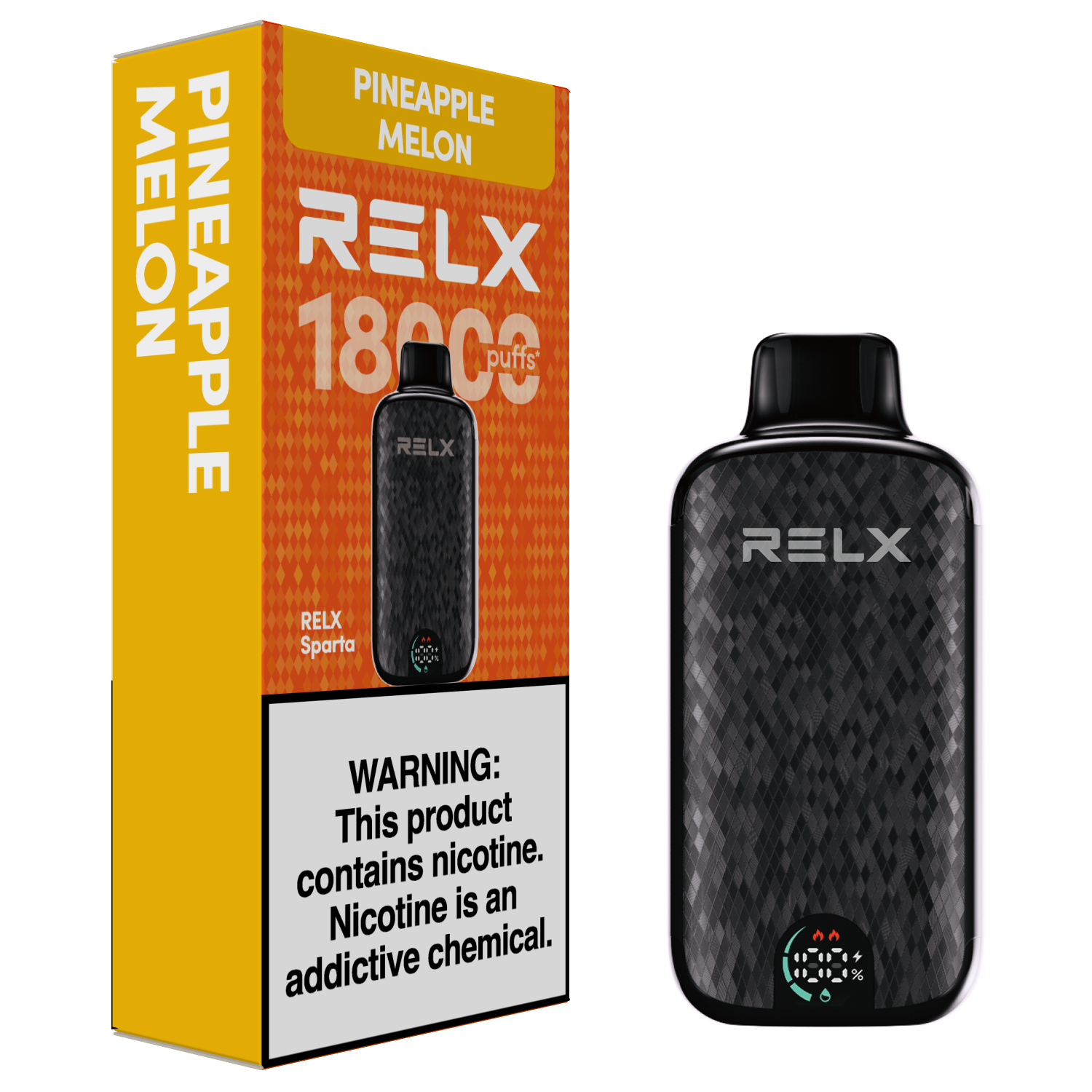 new Relx Sparta 18000 Puffs 16 Flavors