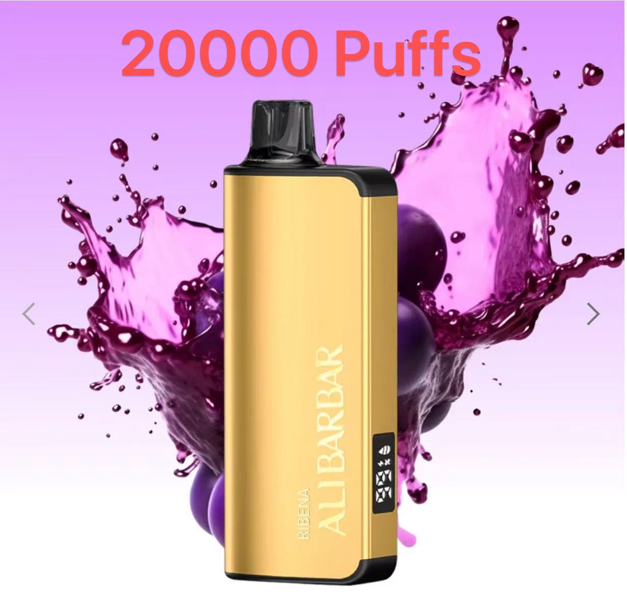 New Alibarbar Ingot 20000 Puffs Disposable Vape 18 Flavors