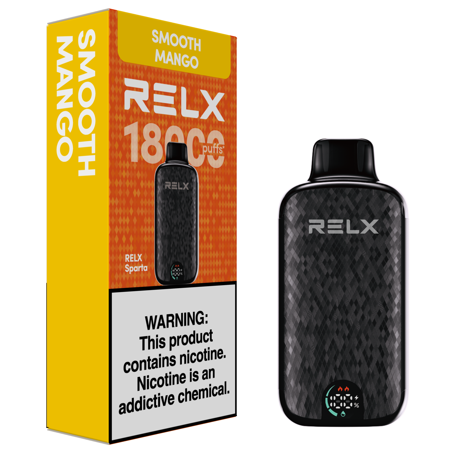 new Relx Sparta 18000 Puffs 16 Flavors