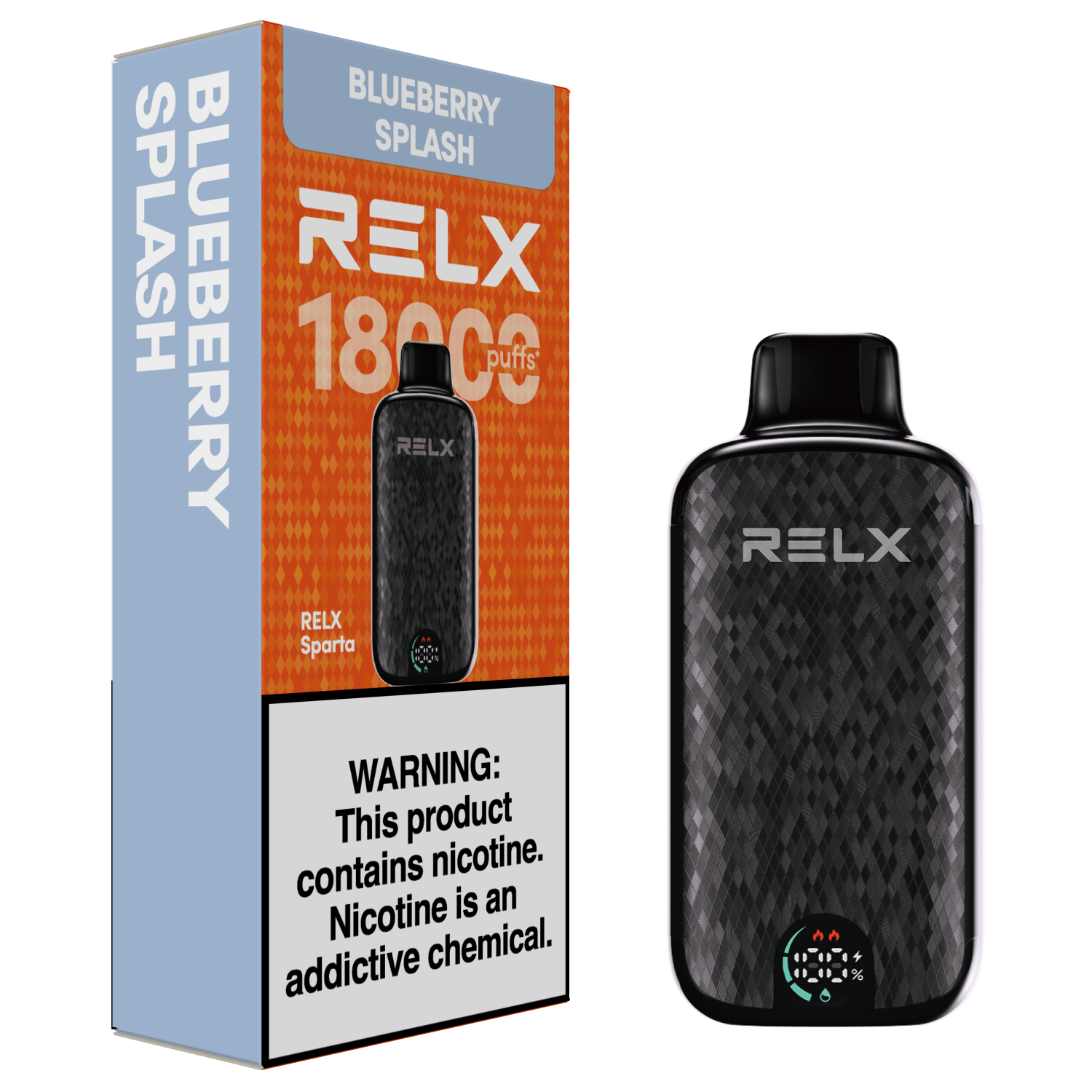 new Relx Sparta 18000 Puffs 16 Flavors
