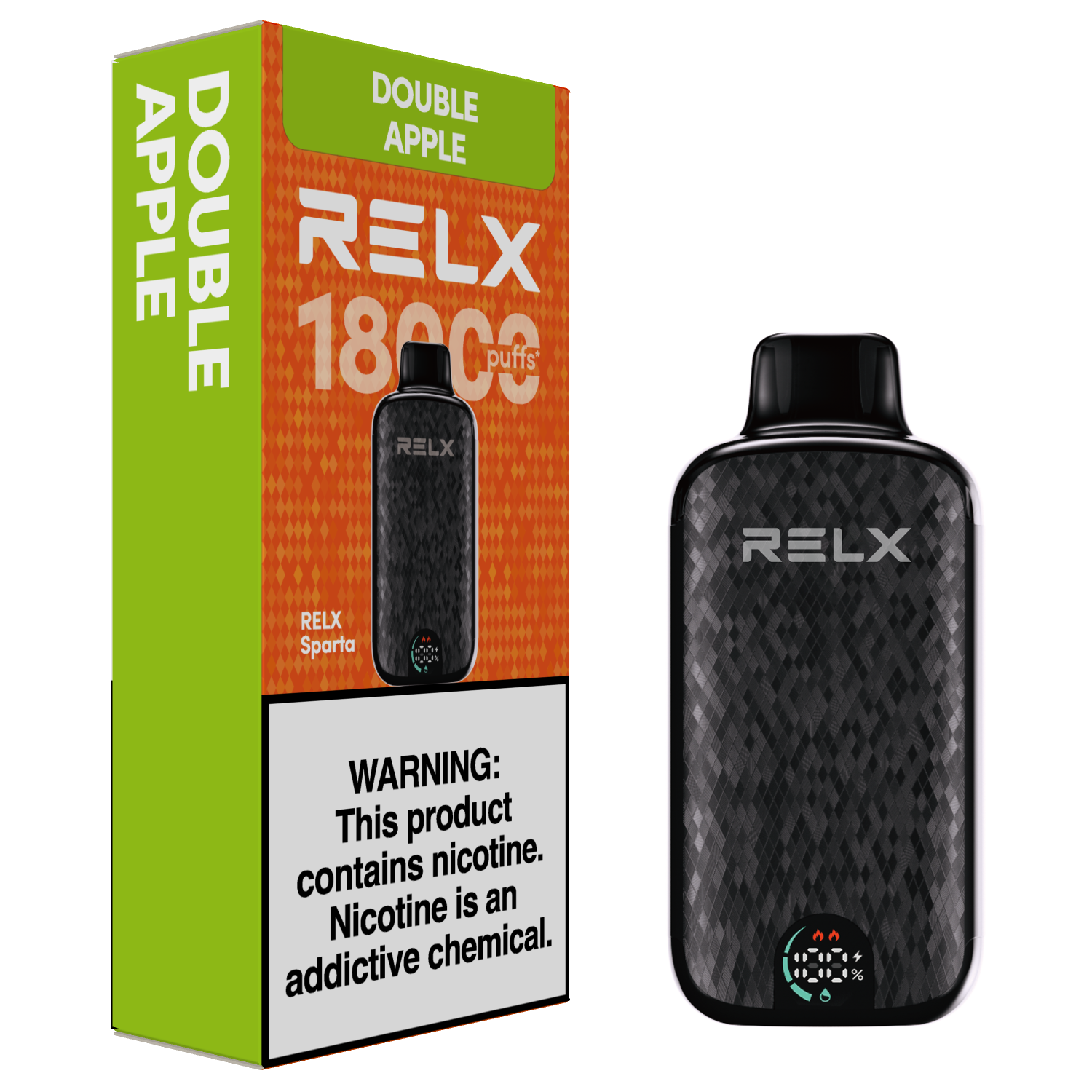 new Relx Sparta 18000 Puffs 16 Flavors