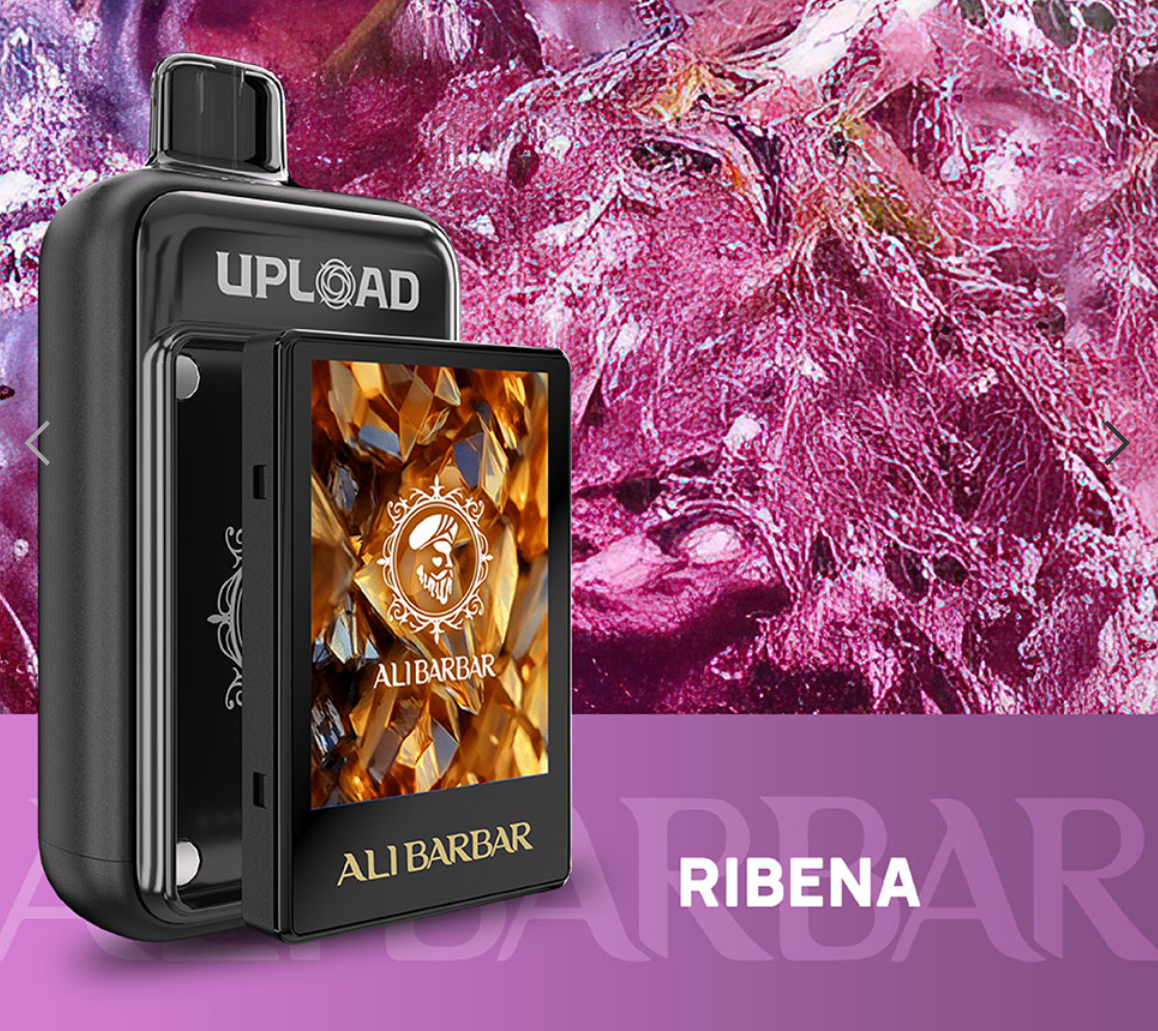 AliBarbar Upload 25000 Puffs with replaceable LED Screen