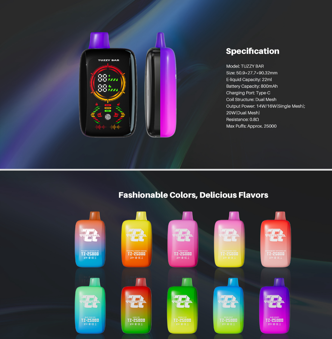 TUZZY Bar 25000 Puffs