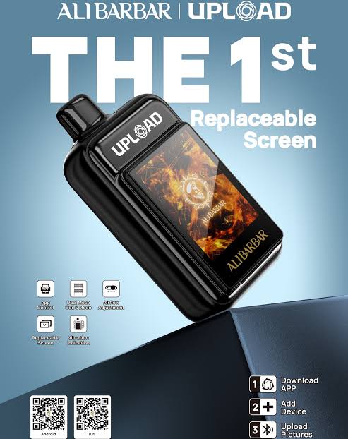 AliBarbar Upload 25000 Puffs with replaceable LED Screen