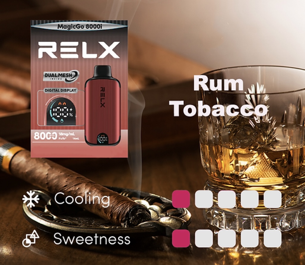 newest RELX MagicGo 8000i Puffs 15 Flavors