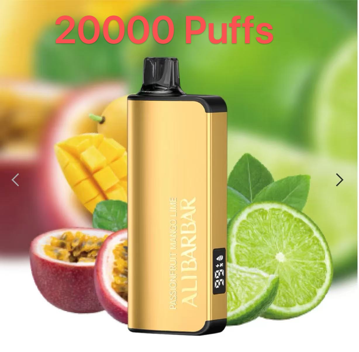 New Alibarbar Ingot 20000 Puffs Disposable Vape 18 Flavors