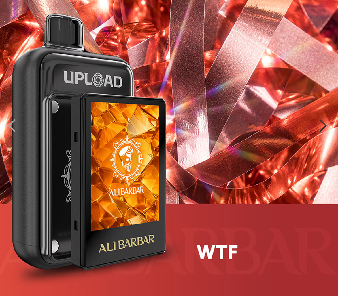 AliBarbar Upload 25000 Puffs with replaceable LED Screen