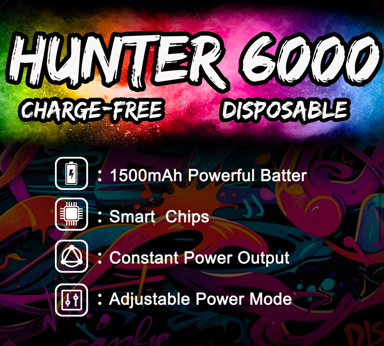 new Serein Hunter 6000 Puffs