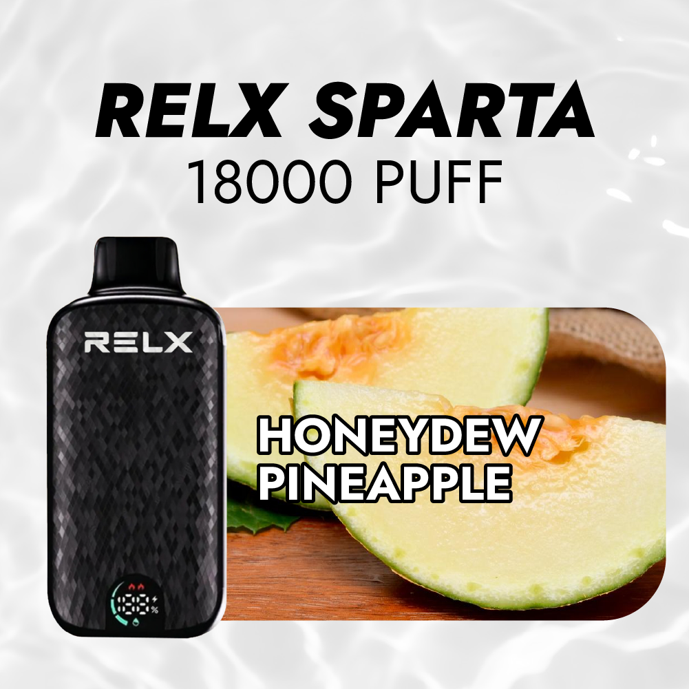 new Relx Sparta 18000 Puffs 20 Flavors