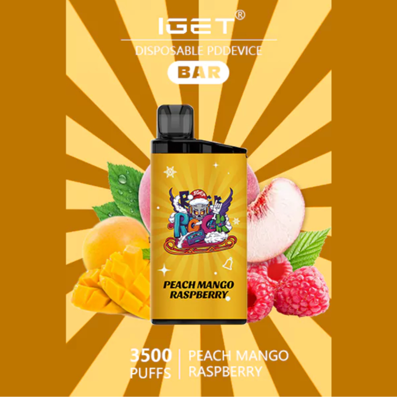 clearance IGET Bar 3500 Puffs Big Sale 40 Flavors