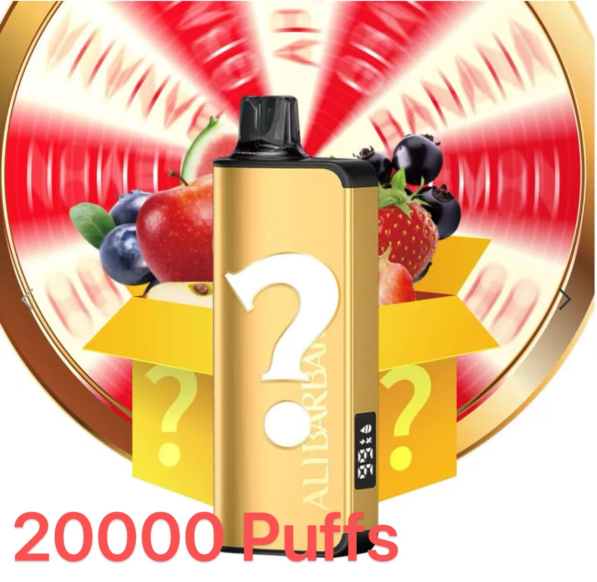 New Alibarbar Ingot 20000 Puffs Disposable Vape 18 Flavors
