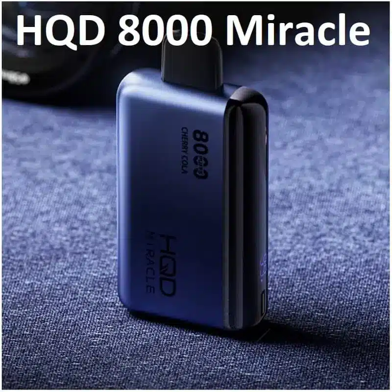 HQD Miracle 8000 Puffs 15 Flavors NEW
