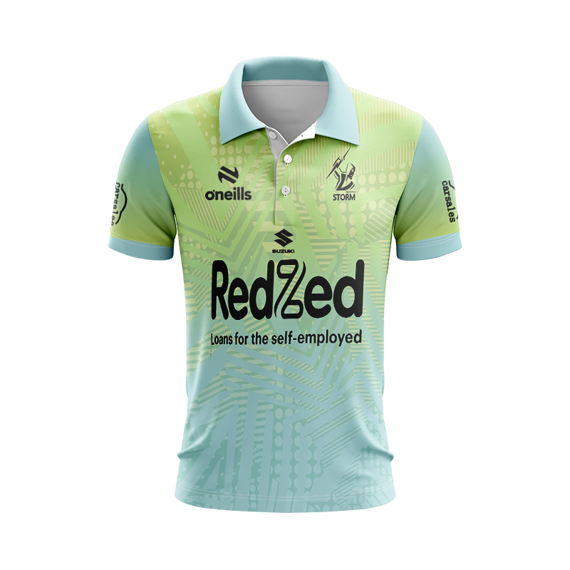 Melbourne Storm 2024 Green Training Polo Shirt Rugbysky