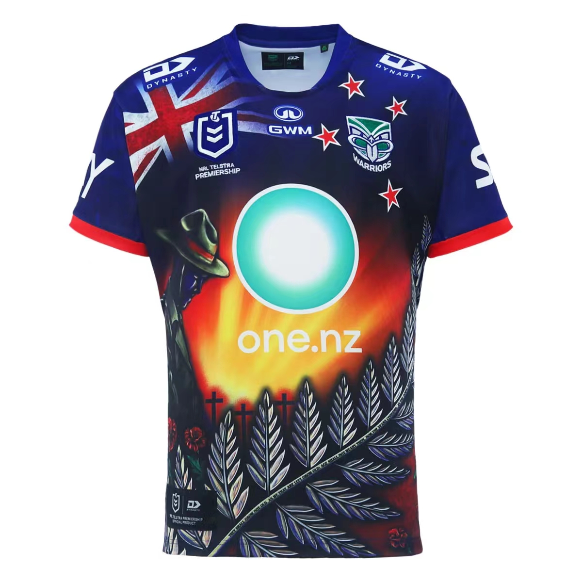 NRL New Zealand Warriors 2024 ANZAC Jersey RUGBYSKY