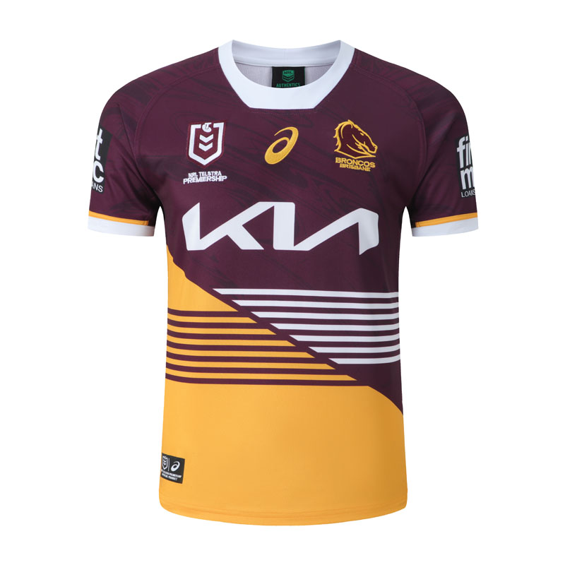 NRL Brisbane Broncos 2024 Home Jersey - RUGBYSKY