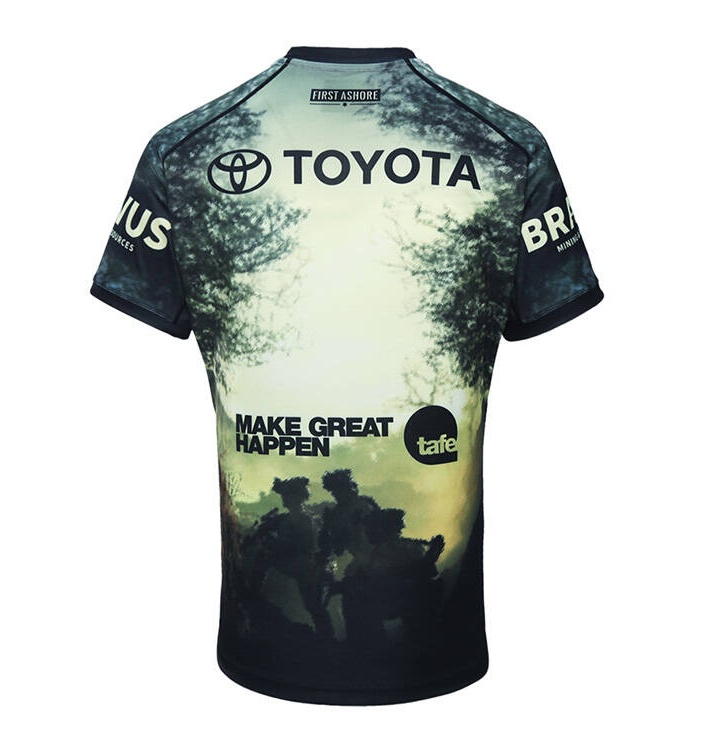 NRL North Queensland Cowboys 2024 ANZAC Jersey RUGBYSKY