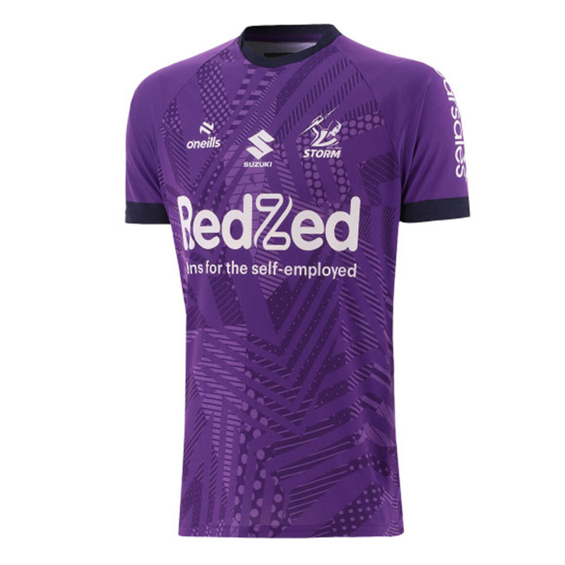 NRL Melbourne Storm 2024 Purple Training Jersey - RUGBYSKY