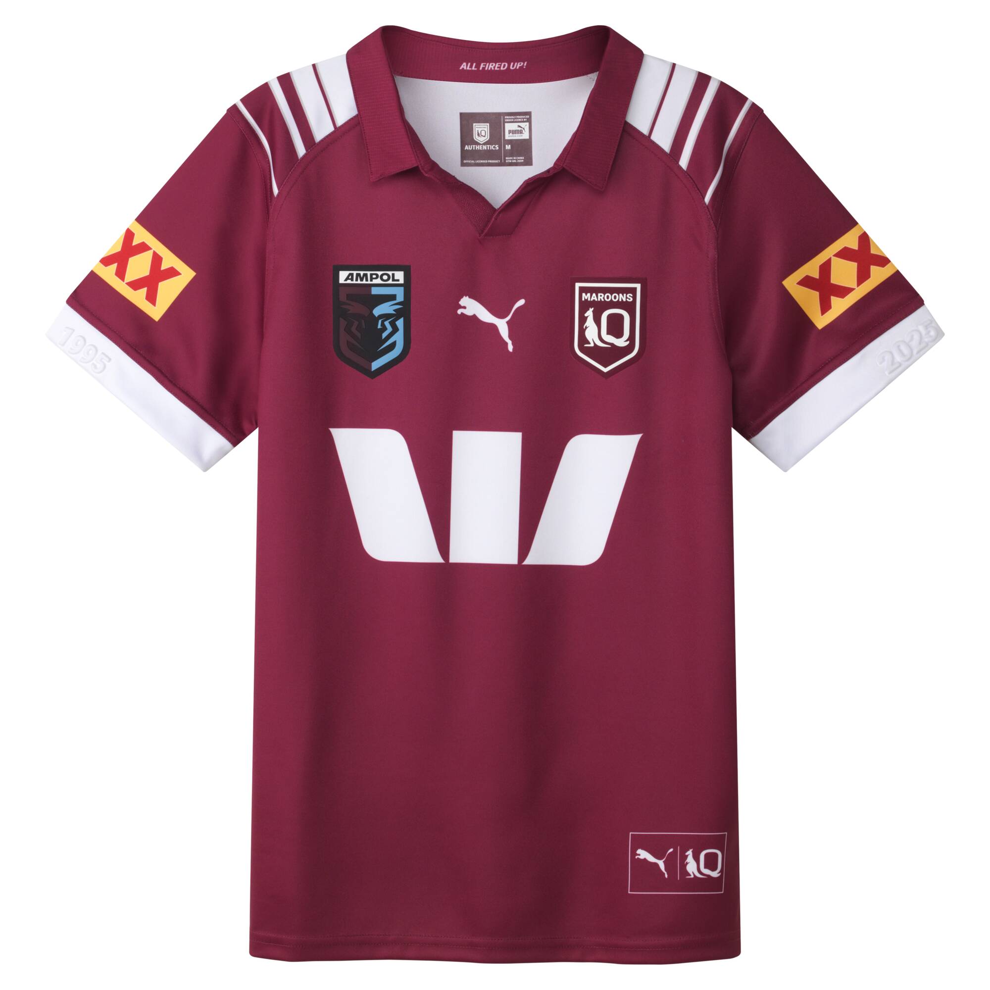 NRL QLD Maroons 2025 Home Jersey - RUGBYSKY