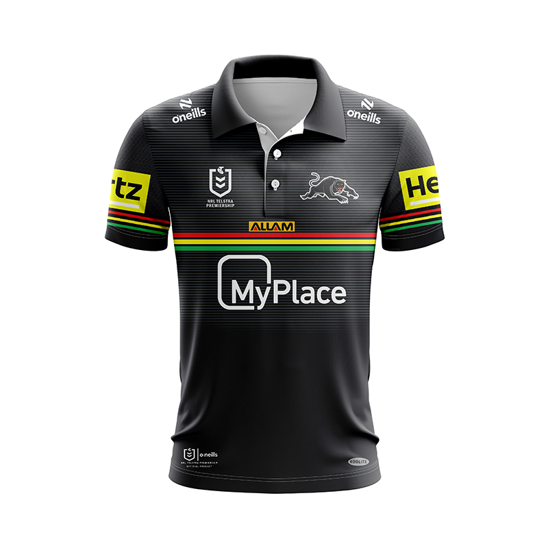 Penrith Panthers 2024 Home Polo Shirt IRUGBYDAY   3E79A971 92EC 3FB7 C0B5 17307A773F54 