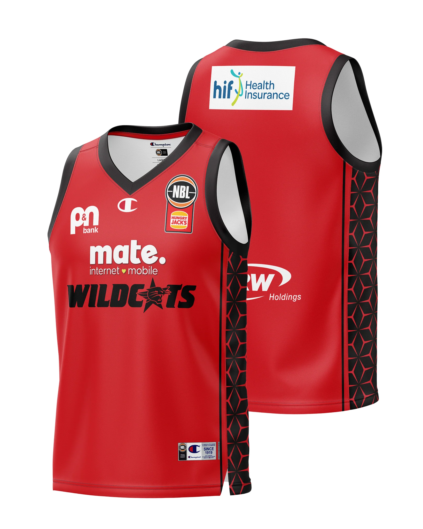 Perth Wildcats 24/25 Primary Jersey Rugby State