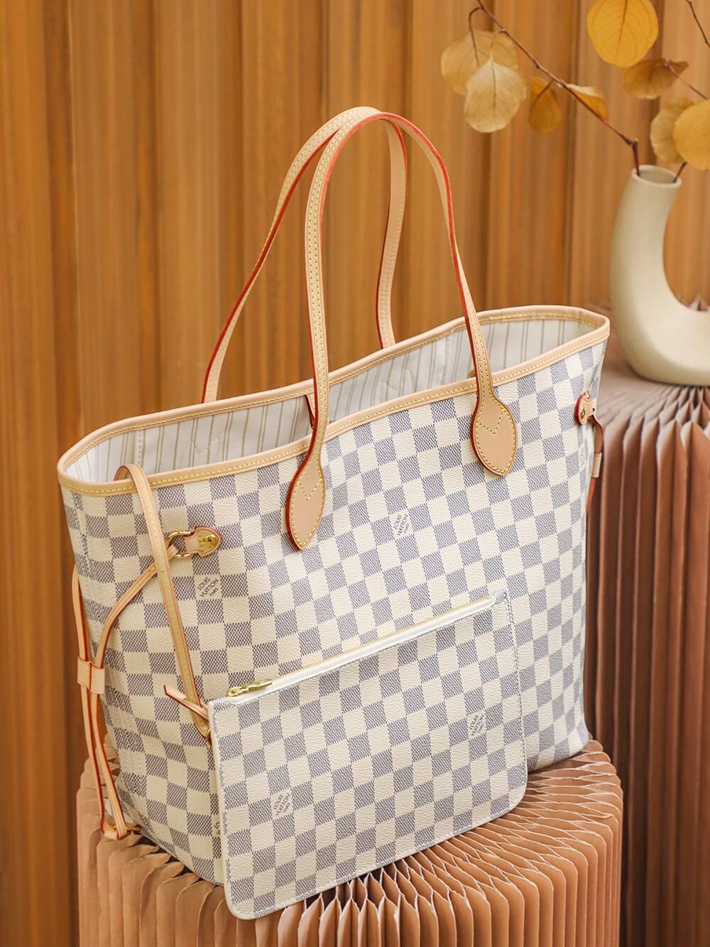 Replica Louis Vuitton Game On Neverfull MM White Bag M57462 BLV348 ในปี 2023