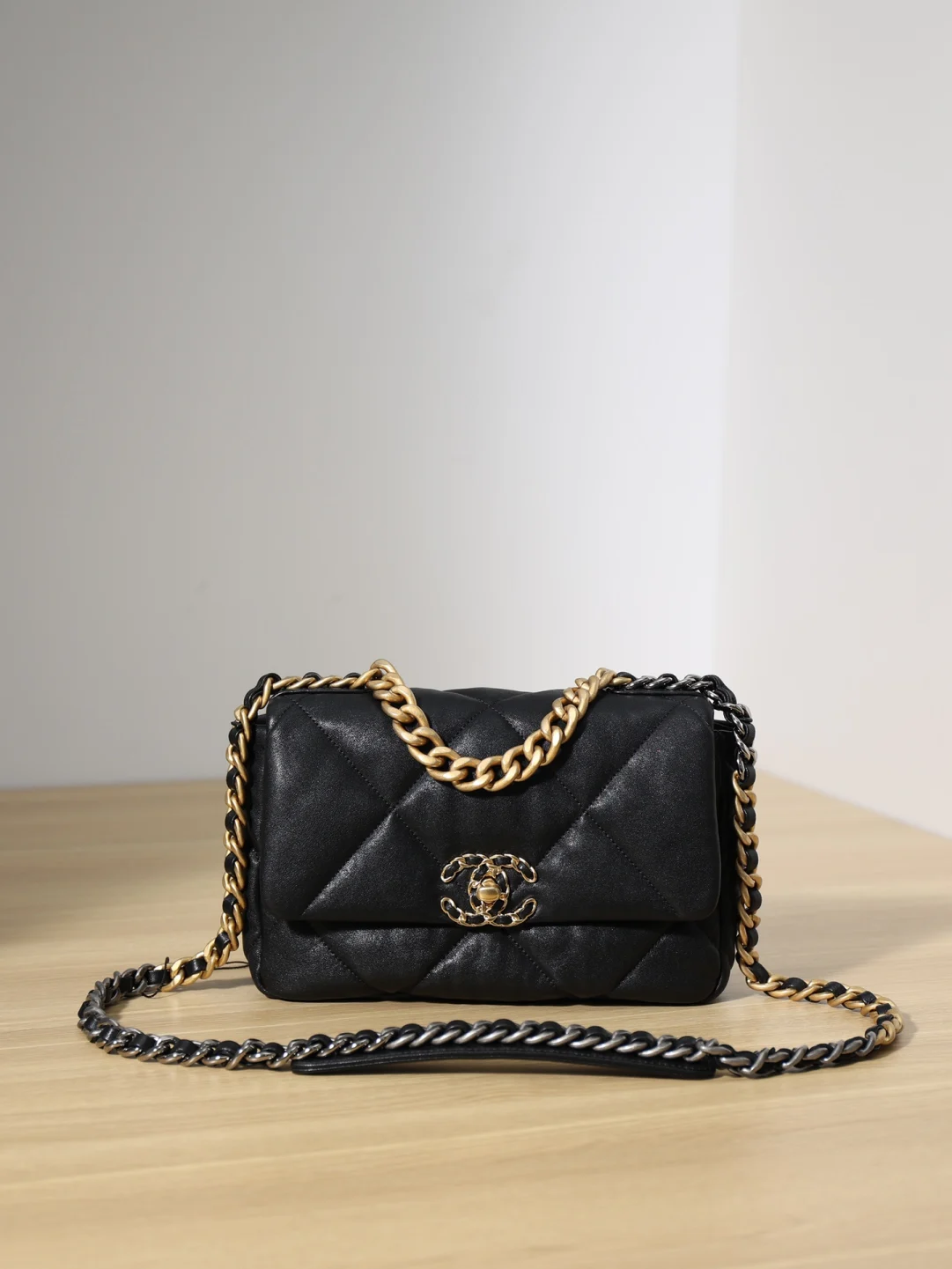Replica Chanel CF 19 Black Handbag