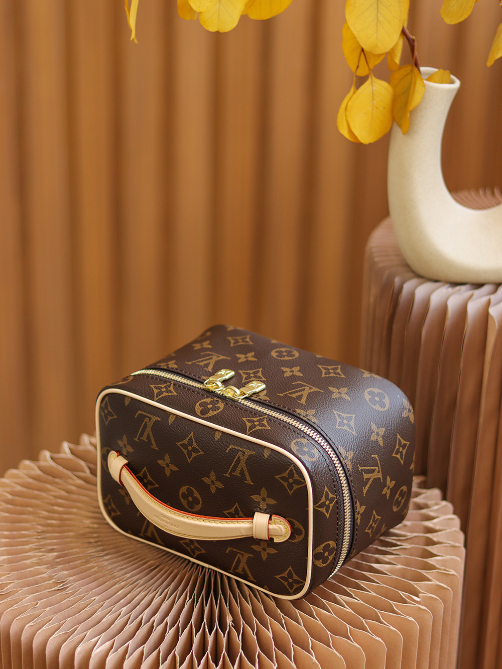 Louis Vuitton, Bags, Copy Louis Vuitton Nice Mini Toiletry Pouch