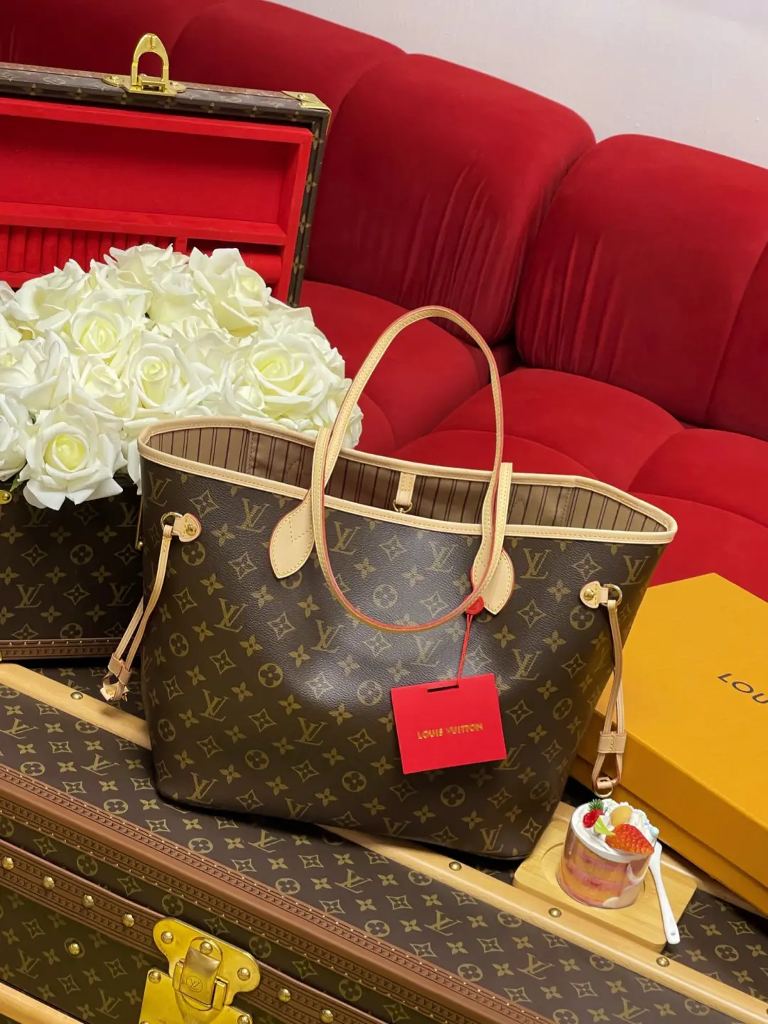 I PURCHASED A DESIGNER REPLICA  LOUIS VUITTON NEVERFULL MM REPLICA REVIEW  