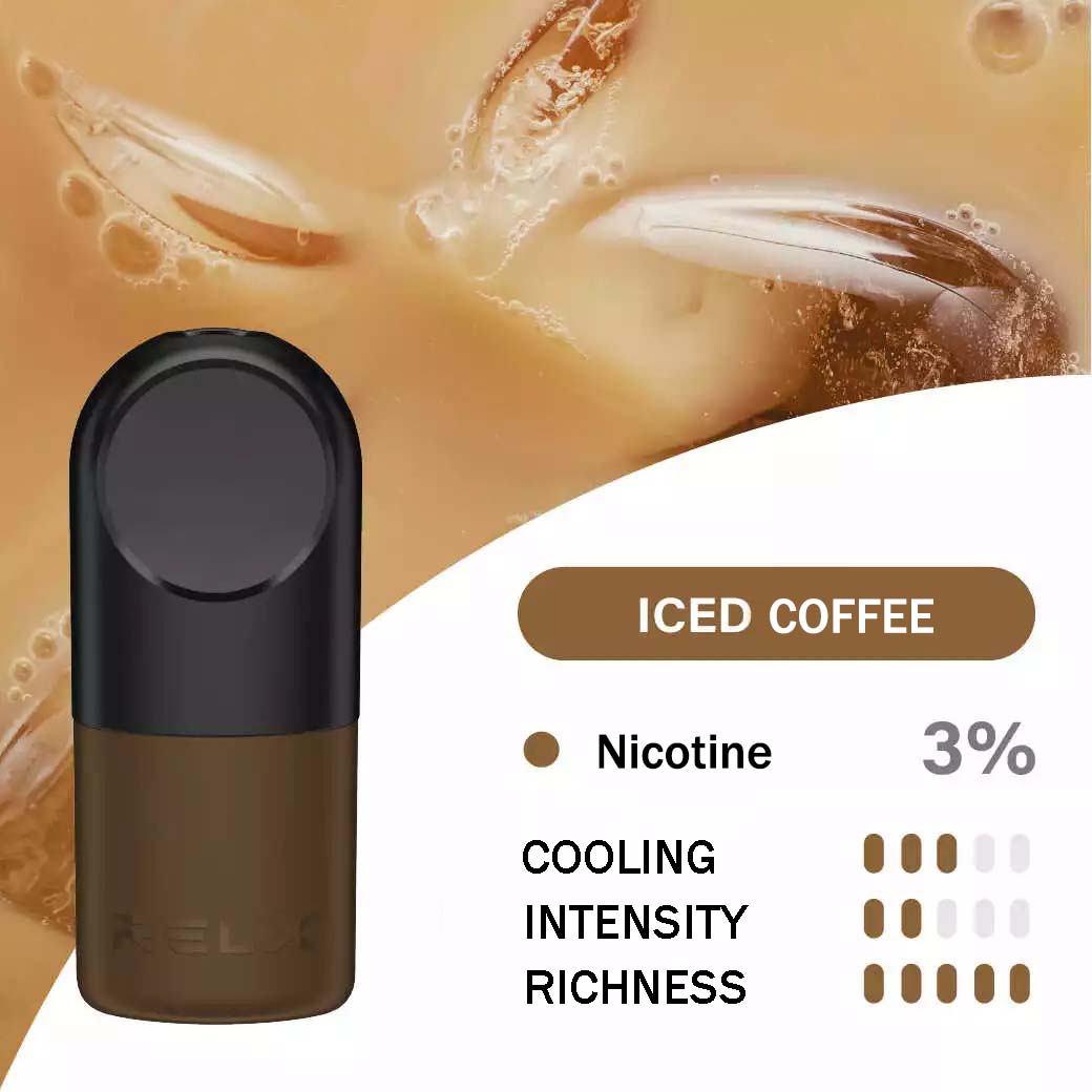 RELX Phantom POD Ice Coffe 3 pods packed