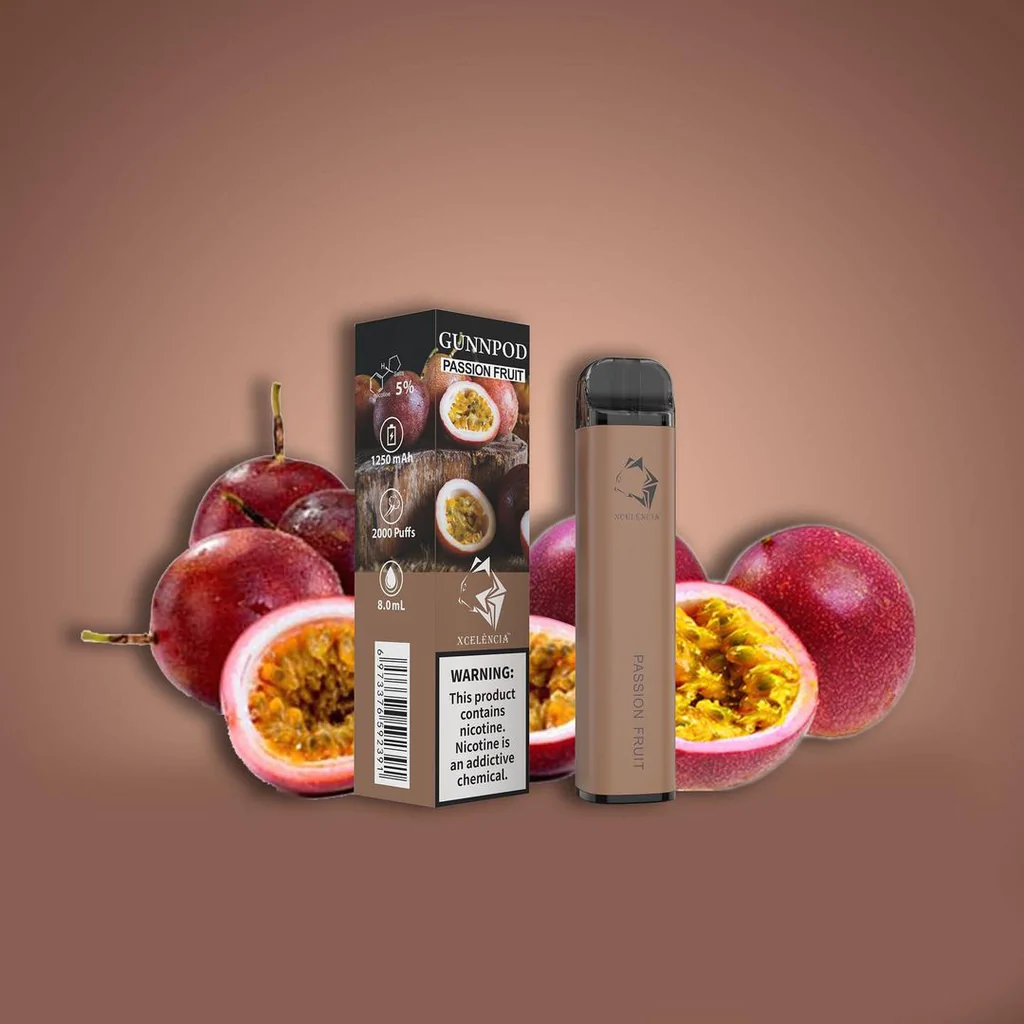 Gunnpod Classic 2000 Puffs Passion Fruit