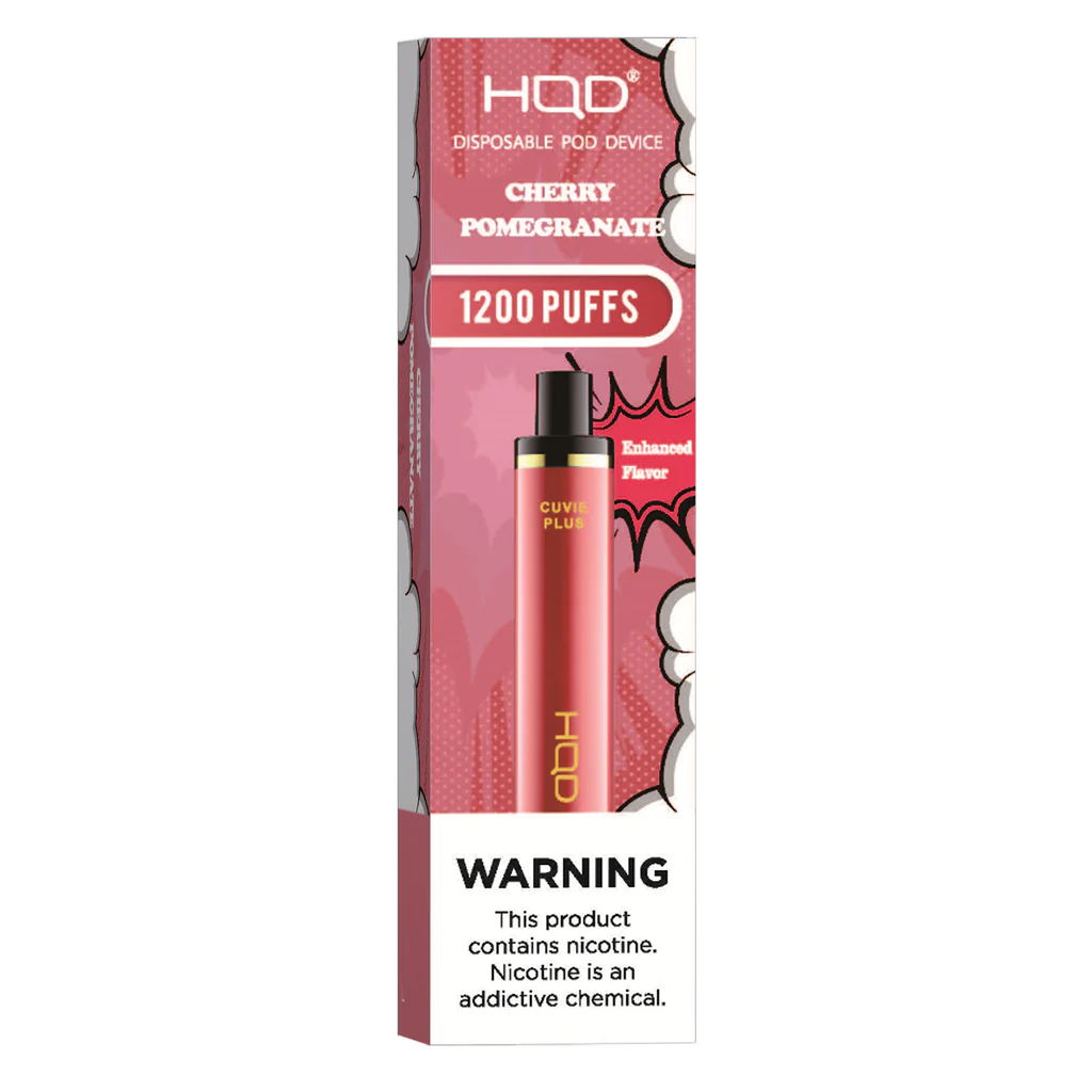 HQD Cuvie Plus – 1200 Puffs Vape – Cherry Pomegranate