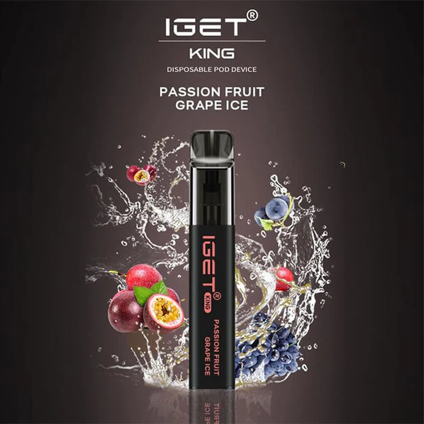 IGET King 2600 Puffs Passion Fruit Grape Ice