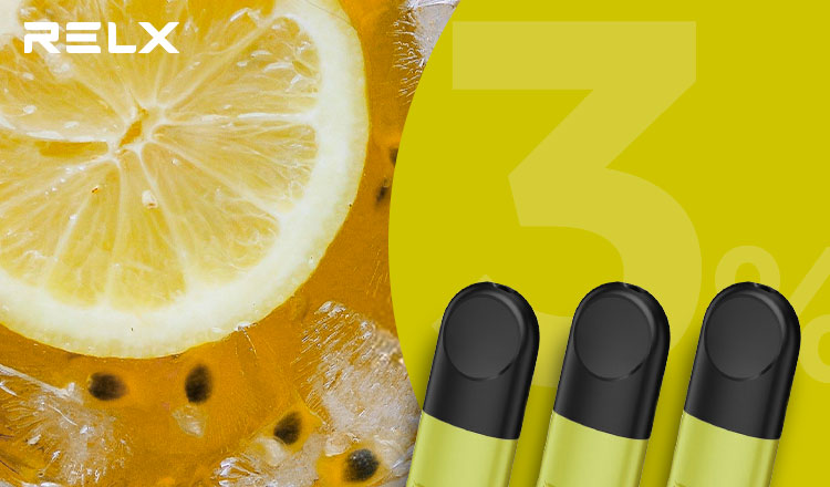 RELX Phantom POD Passionfruit 3 pods packed