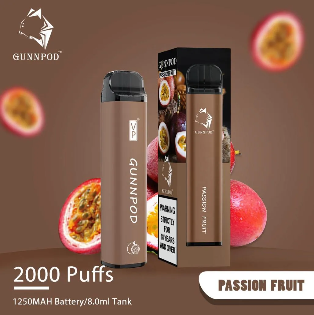 Gunnpod Classic 2000 Puffs Passion Fruit
